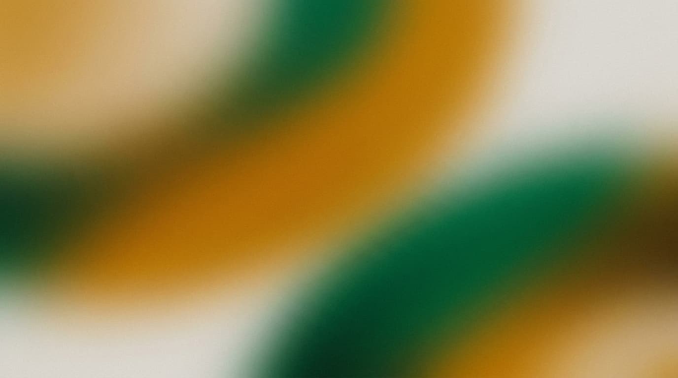 Layered translucent discs in warm olive light